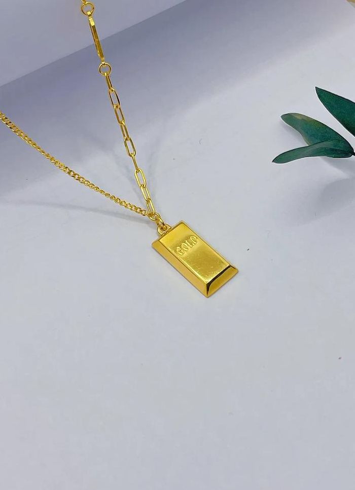 小金条项链大小对照表图（小金条多大尺寸）
