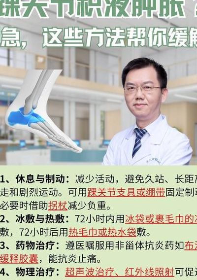 脚踝积液部位对照表图（脚踝积液怎么处理方法）