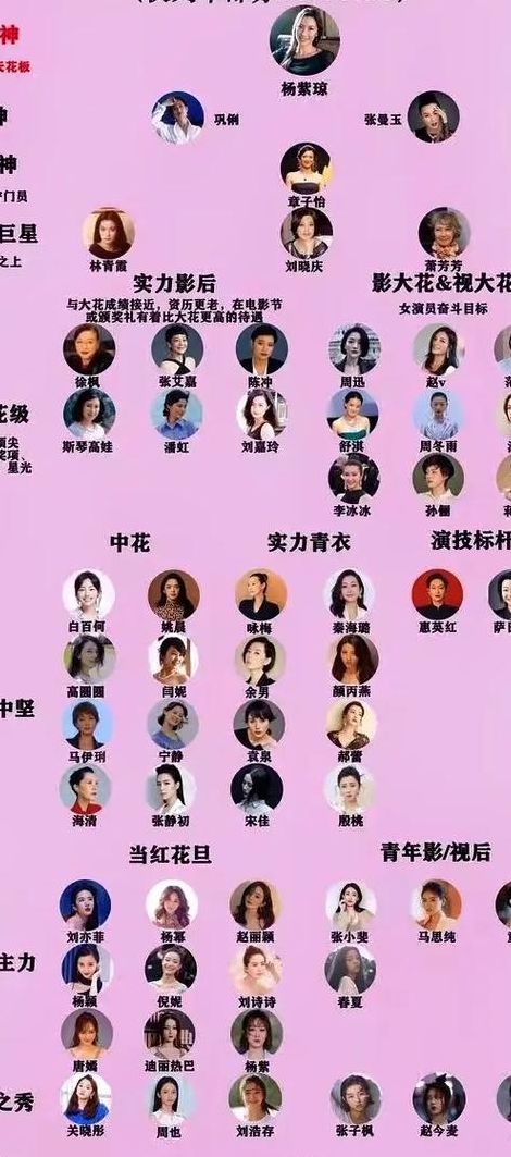 演员等级级别对照表图（演员等级怎么分）