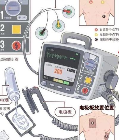 除颤仪电极板位置（除颤仪电极板位置竖放还是横放）