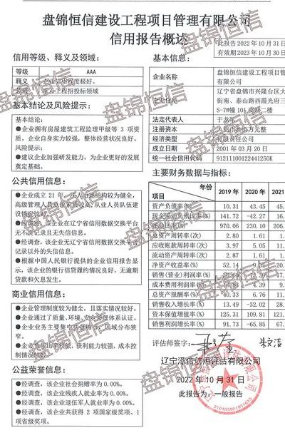 企业信用报告（企业信用报告如何获取）