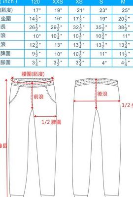 男女运动裤的对照表图（运动裤男女款区别大吗）